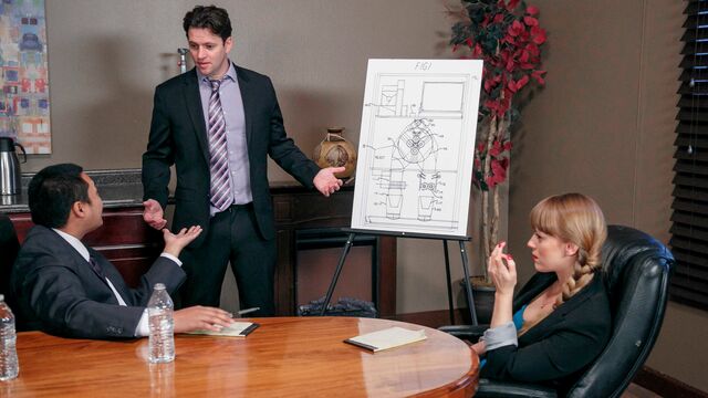 Adorable exotic busty cougar Priya Price and her horny boss