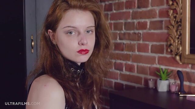 Very hot chick Sienna Kim is playing with her accurate crack