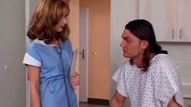 Exciting chick with long legs Julie screwed by a hard dong