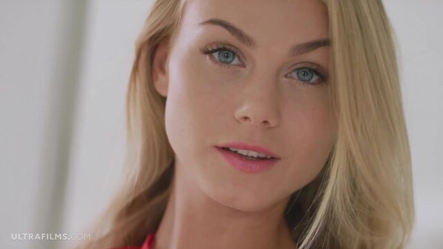 Godlike teen with a sexy sporty body shape Nanacy A shows off herself