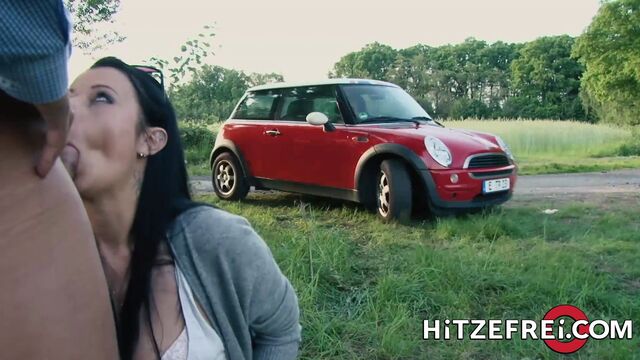 Aesthetic chick Bonny Devil gets screwed from behind on the couch