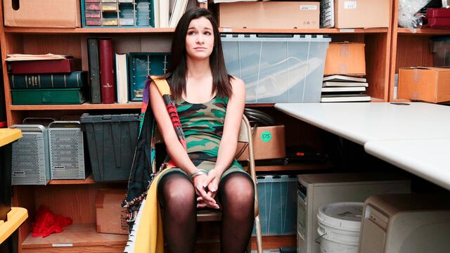 Intense fuck punishment scene with slutty shoplifter, Eden Sin