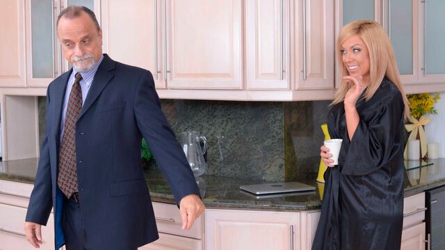 Stunning blonde angel Parker Swayze is enjoying rough sex