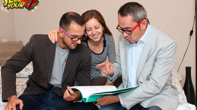 Good-looking chick Elisaveta Gulobeva gets anally fucked from behind