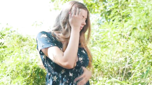 Soloing chick Kay J is playing with her accurate wet snatch