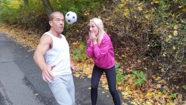 Blondie cutie with nice ass Lovita Fate penetrated by huge wiener