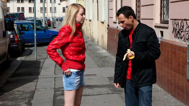 Astonishing slender teen Violetta likes hardcore dick-riding so much