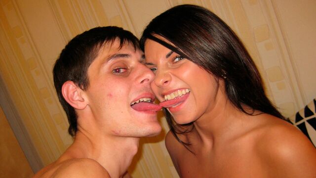 Brunette babe Lupe Burnett nicely rammed in the doggy style pose