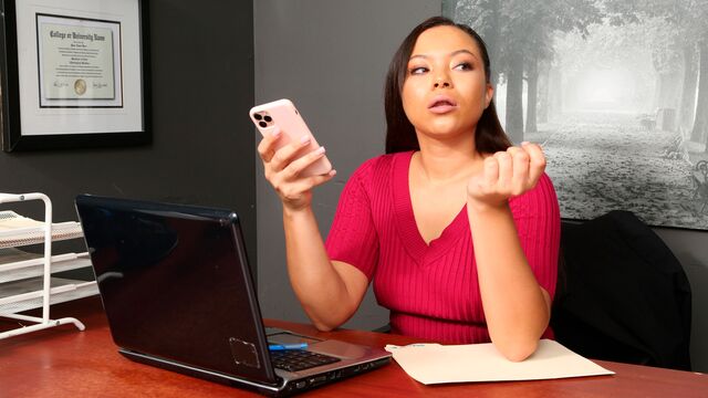 Fresh Latina babe with round bottom Adriana Maya impaled from behind