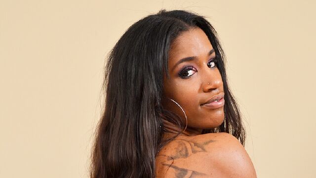 Stunning ebony Winter Dinero is having fun with her white mate