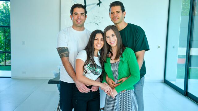 Aesthetic foursome porn with two hotties Cielo West and Kourtney Rae