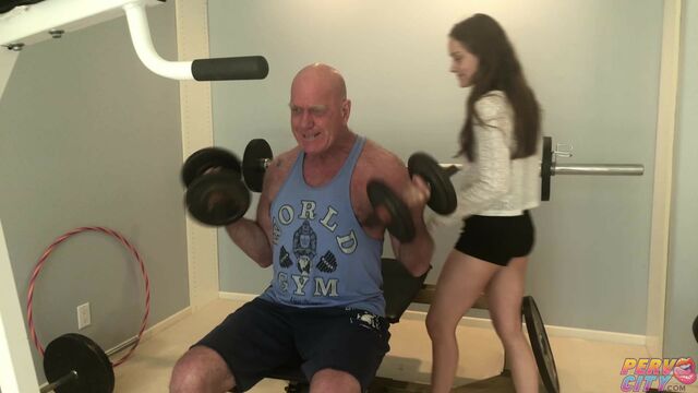 Cute-looking chick Lily Glee is having fun with a massive penis