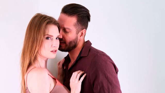 Slender young babe Ashley Lane rides on a big dick with pleasure