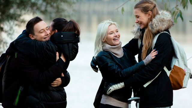 Stunning blonde model Ivy Rein fucked in the bedroom