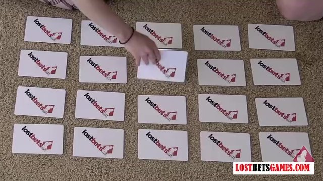 Strip video with extravagant sweetheart from Lost Bets Games