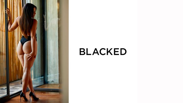 Lusty white babe Ariana Van X fucks with a hard black dick