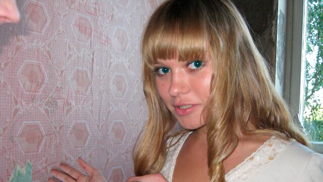 Slender brown-haired babe Nestee Shy gets impaled like never before