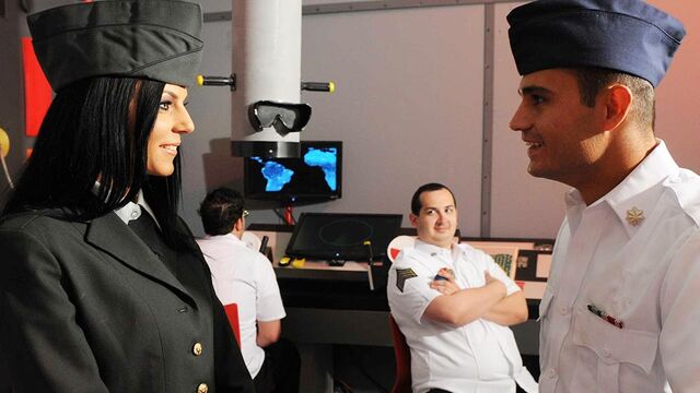 Beautiful pound session with a busty brunette Brenda Black