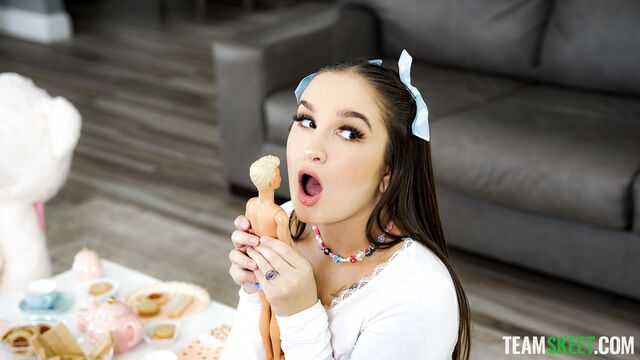 Cheating brunette Bunny Fae nicely penetrated by pretty big wiener