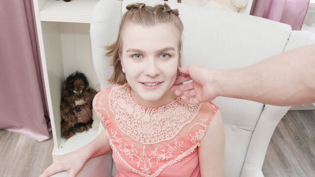 Stylish chick with round bottom Lana Broks impaled from behind