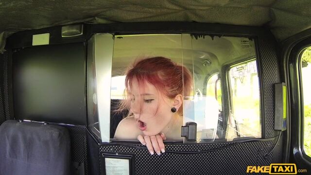 Hard sex on the backseat with a beautiful redhead Cute Anne