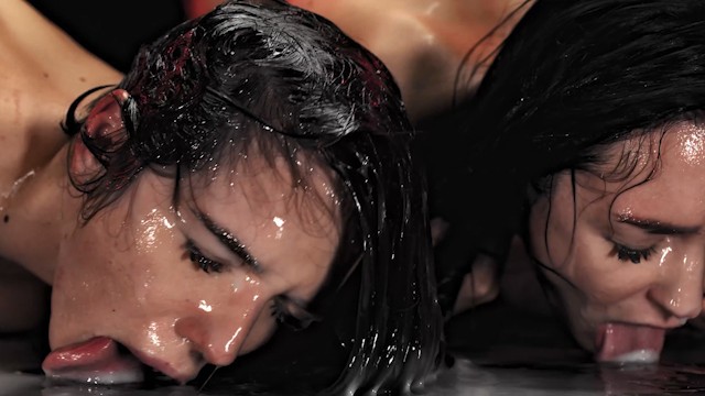 Eve Sweet's cum drinking movie by Hentaied