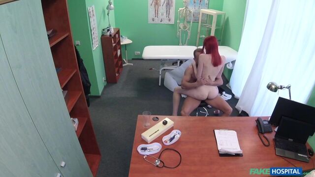 Fake doctor with a big boner rammed a gorgeous redhead Cute Little