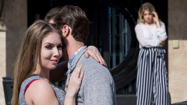 Stunning doll with big bottom Lena Paul fucked in her mouth