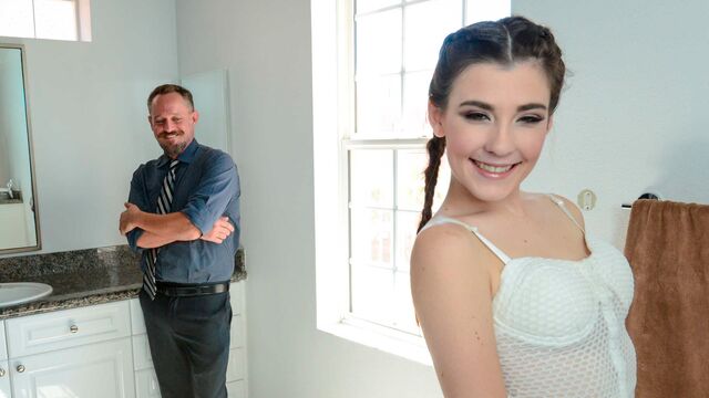 Rough sex in the bedroom with a playful teen Jenna Reid