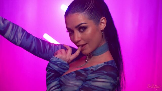 Jewelz Blu rides a toy in this outrun style solo movie