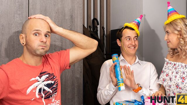 Assfuck cuck scene with a blonde named Iris Kis Kis