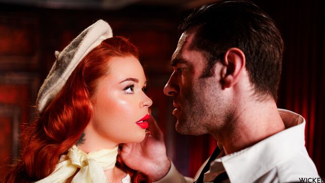 FFM fuck on the ladder with Jennifer White and Parker Ambrose