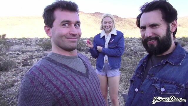 Famous young pornstar Chloe Cherry likes behind the scenes