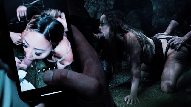 Wet Kazumi's gangbang video