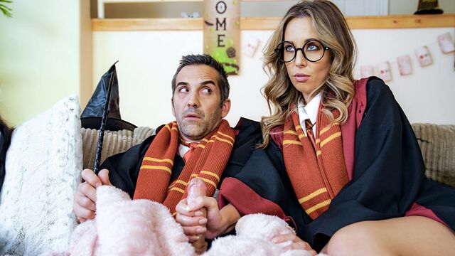 Gorgeous dick-riding session with a nerdy slutty babe Millie Morgan