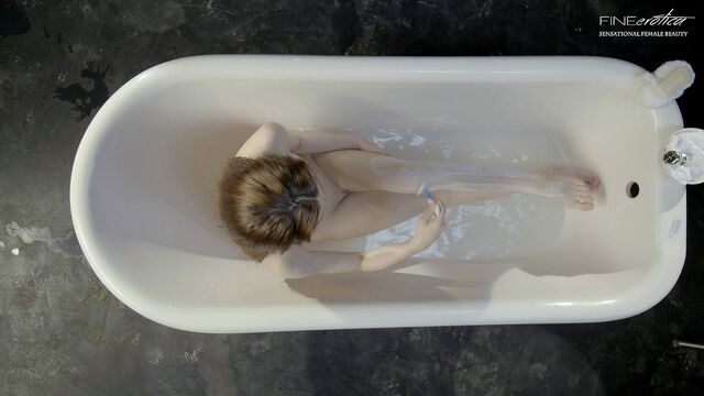 Stunning angel with an innocent look Lilian shows her naked body