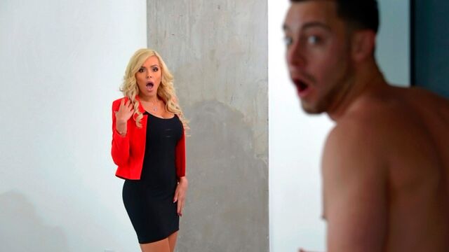 Stunning FFM sex action with two nice blondies Naomi Woods and Nina Elle