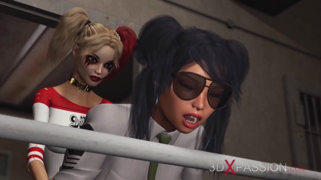 3dxpassion action with tempting Harley Quinn from 3DXPassion