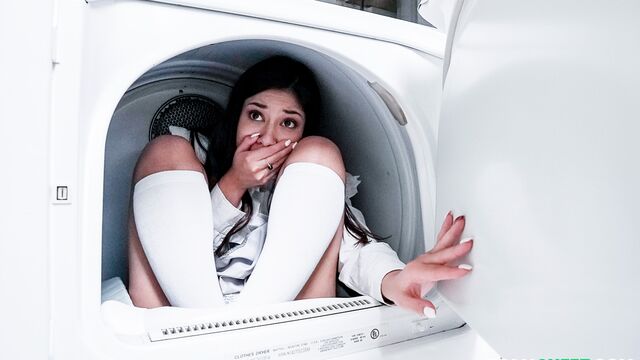 Astonishing brunette doll Xxlayna Marie is enjoying hard fuck so much