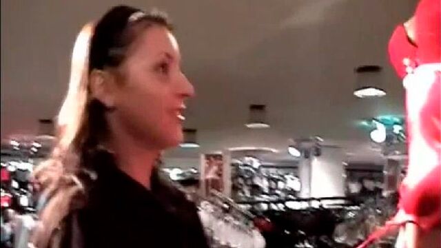 The dressing room is a good place for Nicky to show her body