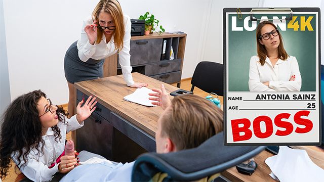 Antonia Sainz and Stanley Johnson's female boss porn by Loan4k