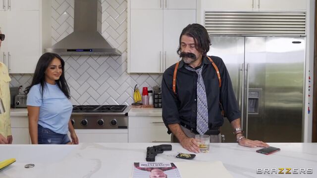 Sensual brunette angel Nola Exico gets drilled in her lovely poses