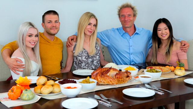 Two hot ladies Haley Spades and Lulu Chu enjoy hard fuck