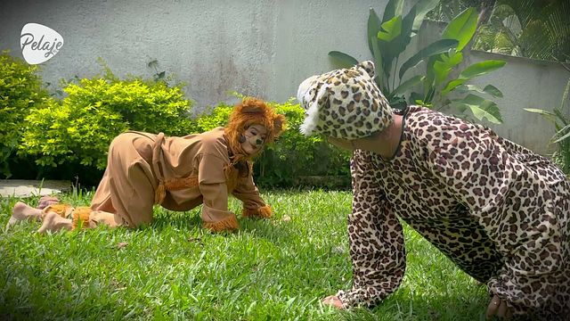 Babe dirt with vicious Lioness from Pelaje Mix