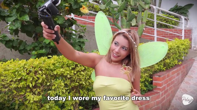 Cute innocent girl clip with freely Pretty Face and Tinkerbell from Pelaje Mix