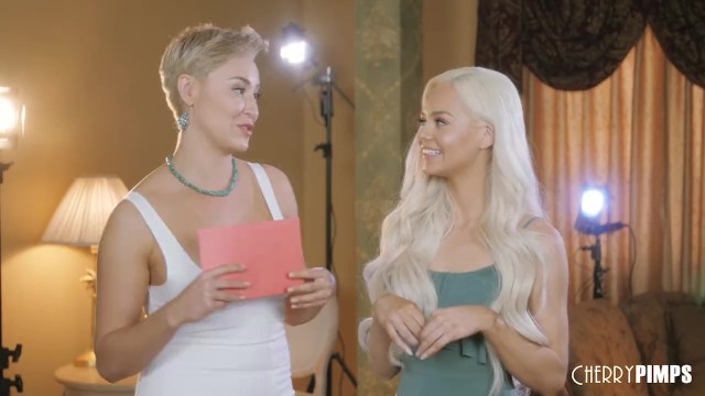 Prurient Elsa Jean at behind the scenes action