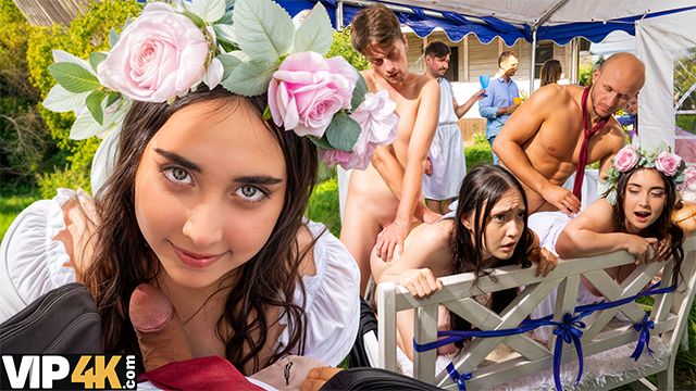 AleksSam13 and Sherri's wedding dress xxx