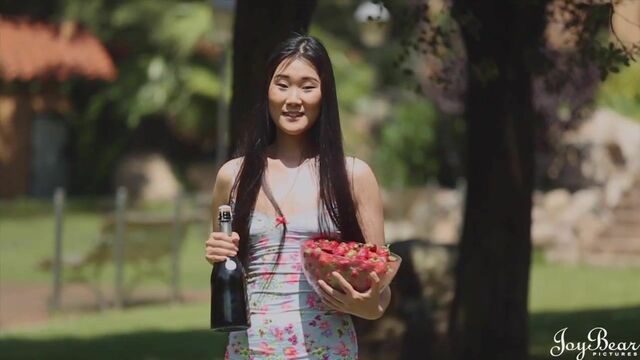 Aesthetic threesome porn action with a slender Asian babe Katana