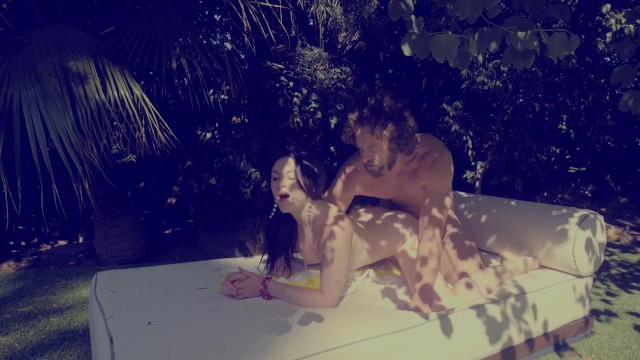 Brad and Petra's outdoor movie