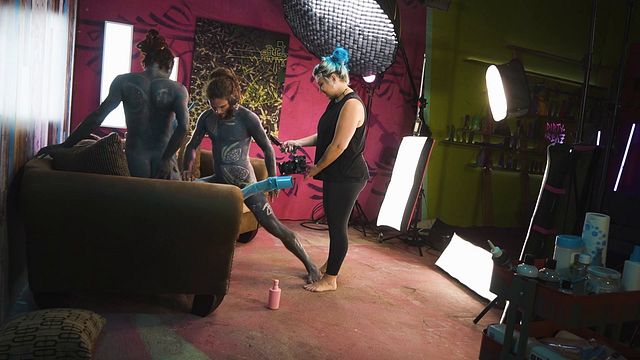 Threesome sex with elegant Proxy Paige and Anuskatzz from Dirty Dreaz